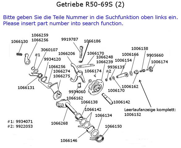  Behelfszeichung Getriebe R50,50/2,60,60/2,50S,69,69S (2) 
   