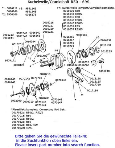  Behelfszeichnung Kurbelwelle R50-69S 
   