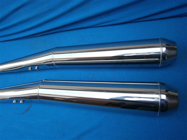 Auspufftopf /6/90S,/7 (38mm) Edelstahl Paar