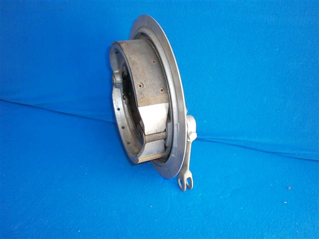 Bremsankerplatte R26/27 komplett mit Hebel gebraucht und Bremsbacken neu