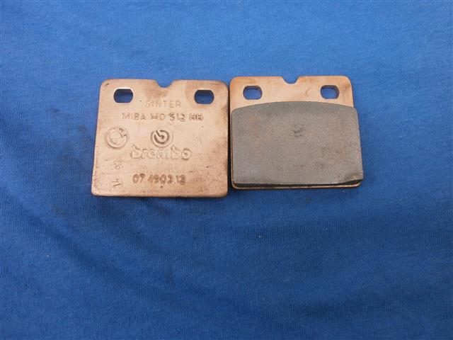 Bremsklotz Paar R65,80,80RT,R100RS,100RT ab 8.88 und K100,K100RS,RT,LT,K75,K75C, ab 9.88