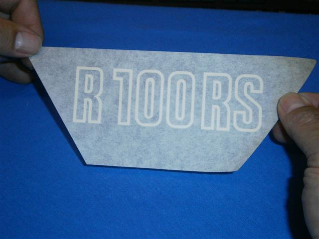 Abziehbild Baterieabdeckung R100RS weiß -9.80 nicht mehr lieferbar