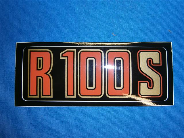 Abziehbild Batterieabdeckung R100S gold