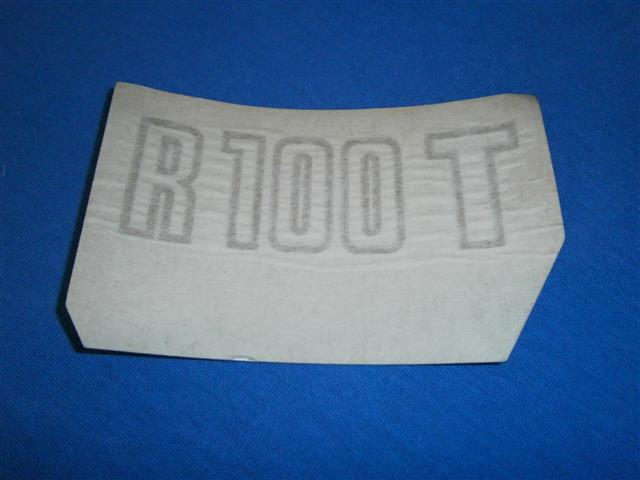 Abziehbild Batterieabdeckung R100T gold Restposten n.m.l.