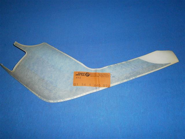 Abziehbild/Zierst.R100S,CS blau Sitzbank links 