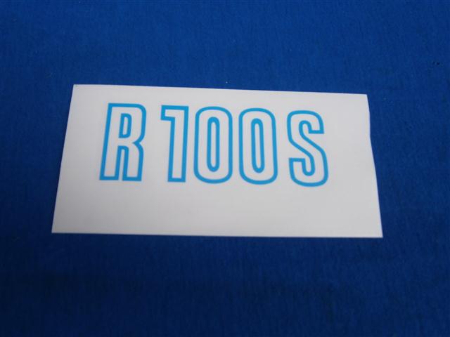 Abziehbild Batterieabdeckung R100S blau