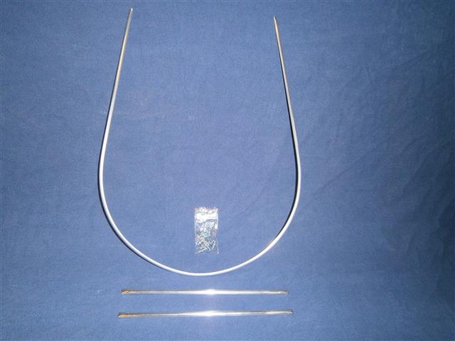 Aluzierleistensatz mit Schräubchen für R60/7,75/7,80/7,100/7 (1080+2x250mm) Längenabweichung möglich, bitte vor Kauf prüfen
