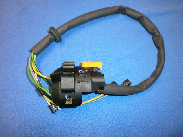 Kombischalter links Hochlenker oder RS Modelle Länge 380mm (2970-03) Modelle 1976 - 09.78 n.m.l.