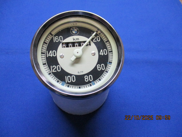 Tacho R50S,R60 160 km/h Wegdrehzahl 0,77  (27x8) original Altbestand n.m.l.