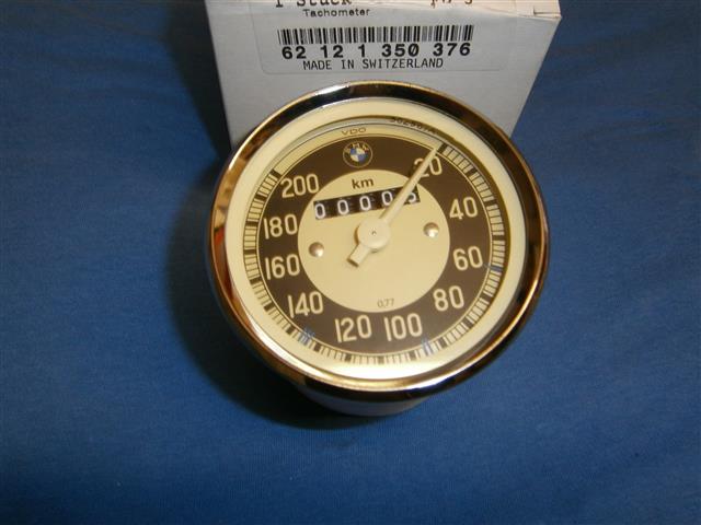 Tacho R69S  solo 200 km/h Wegdrehzahl 0,77  (Achsantrieb 27x8) original (NOS)