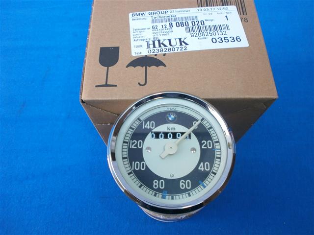 Tacho R25/3,26,27 140 km/h Wegdrehzahl 1,0 (Gespann 26x6 R50-60/2) original nicht mehr lieferbar
