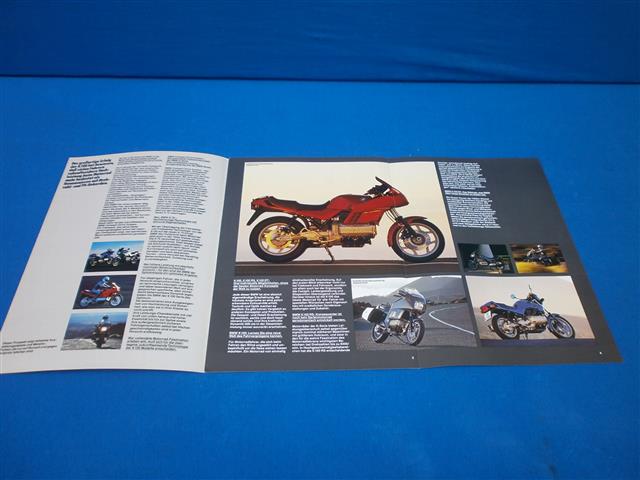 Prospekt K75,K75C,K75S,K100,K100RS,K100RT, 27seitig, 1985