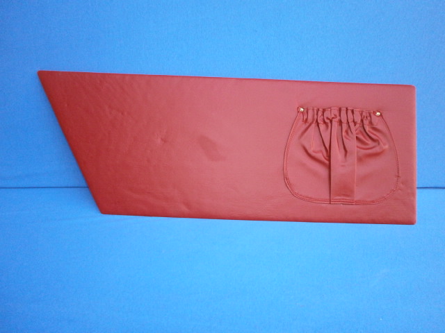 Innenverkleidung rot links  mit Kartentasche S500